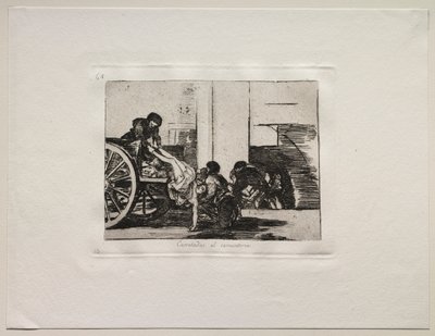 The Horrors of War: Cartloads to the Cemetery by Francisco de Goya