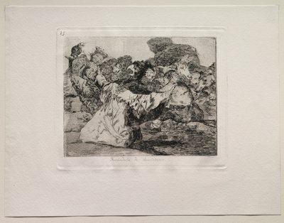 The Horrors of War: Charlatans Show by Francisco de Goya