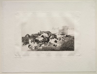 The Horrors of War: Even Worse by Francisco de Goya