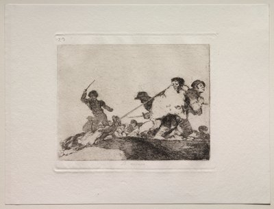 The Horrors of War: He Deserved It by Francisco de Goya
