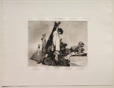 The Horrors of War: Not In This Case Either by Francisco de Goya