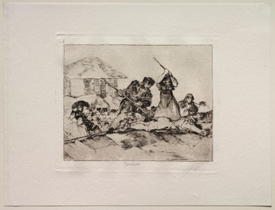 The Horrors of War: Rabble by Francisco de Goya