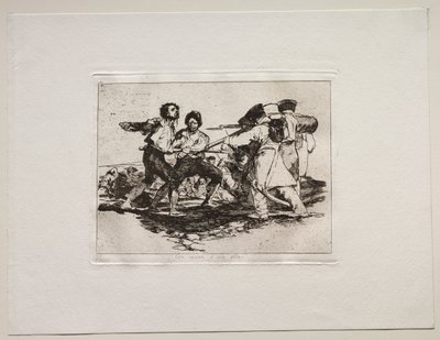 The Horrors of War: Rightly or Wrongly by Francisco de Goya