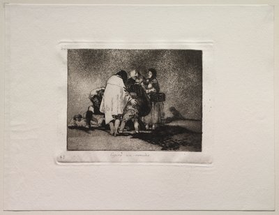 The Horrors of War: There Was Nothing to be Done and He Died by Francisco de Goya