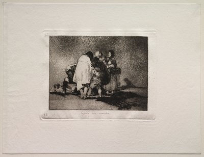 The Horrors of War: There Was Nothing to be Done and He Died by Francisco de Goya