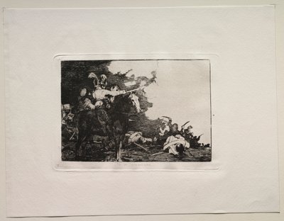 The Horrors of War: They Do Not Agree by Francisco de Goya