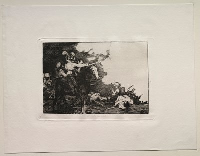 The Horrors of War: They Do Not Agree by Francisco de Goya
