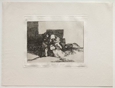 The Horrors of War: They Do Not Arrive In Time by Francisco de Goya