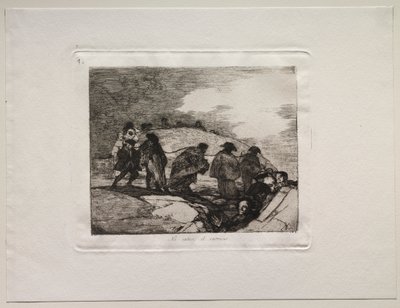 The Horrors of War: They Do Not Know The Way by Francisco de Goya