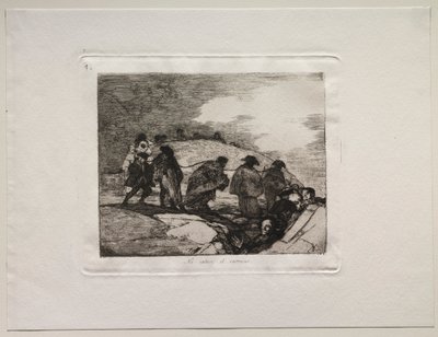 The Horrors of War: They Do Not Know the Way by Francisco de Goya