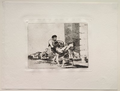 The Horrors of War: To The Cemetery by Francisco de Goya