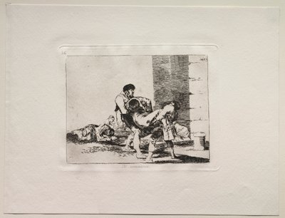 The Horrors of War: To The Cemetery by Francisco de Goya