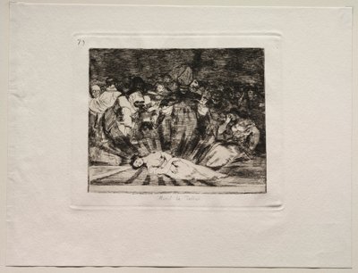 The Horrors of War: Truth Has Died by Francisco de Goya