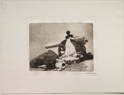 The Horrors of War: What Courage! by Francisco de Goya