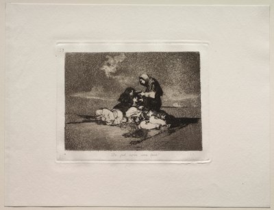 The Horrors of War: What is the Use of a Cup? by Francisco de Goya