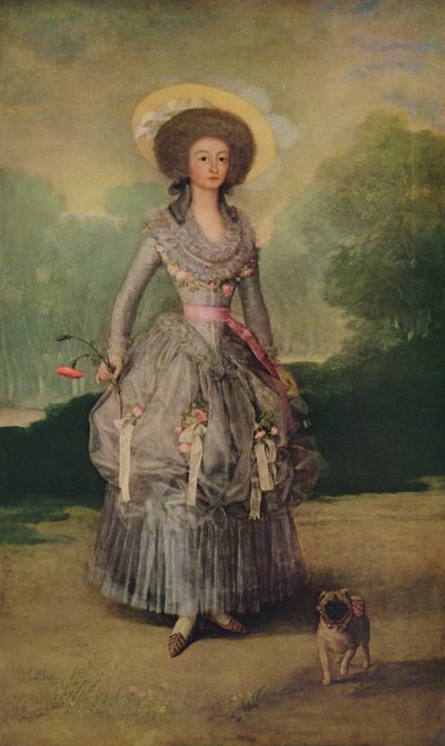 The Marquesa de Pontejos, c. 1786 by Francisco de Goya