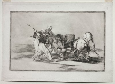 The Moors Settled in Spain, Giving Up the Superstitions of the Koran, Adopted this Art... by Francisco de Goya