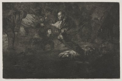 The Proverbs: God Creates Them and They Join Up Together by Francisco de Goya