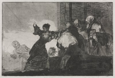 The Proverbs: Two Heads are Better than One or Poor Folly by Francisco de Goya