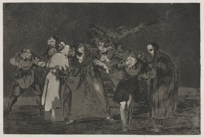 The Proverbs: Wounds Heal Quicker Than Hasty Words by Francisco de Goya