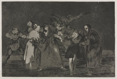 The Proverbs: Wounds Heal Quicker Than Hasty Words, 1864 by Francisco de Goya