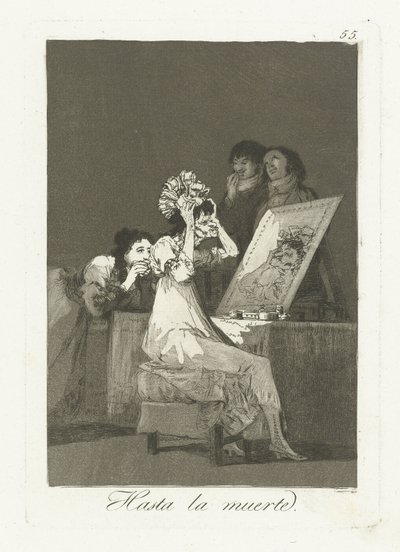 Until Death (Los Caprichos) by Francisco de Goya