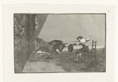 Challenge of Martincho in the Arena of Zaragoza (La Tauromaquia) by Francisco de Goya