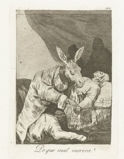 What Will He Die Of? by Francisco de Goya