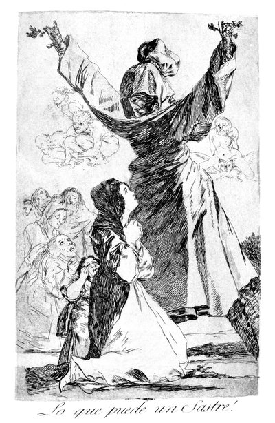 What a tailor can do! by Francisco de Goya