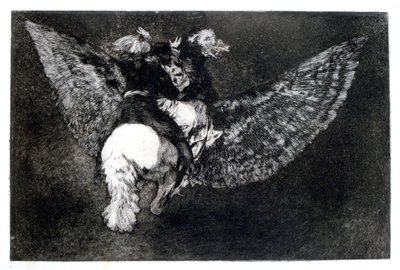 Winged Nonsense by Francisco de Goya