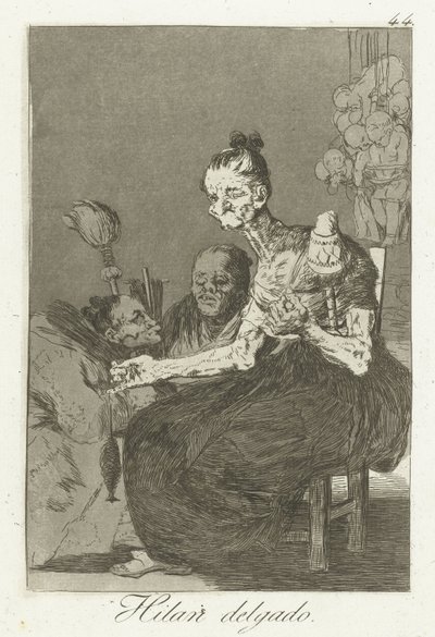 They Spin Fine by Francisco de Goya