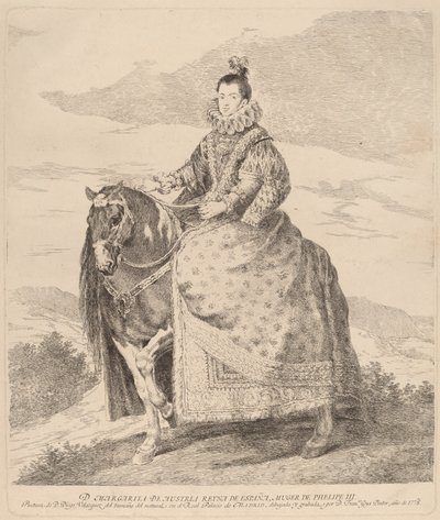 Margarita of Austria by Francisco de Goya after Diego Velázquez