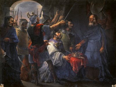 Election of Wamba as the King by Francisco de Paula van Halen