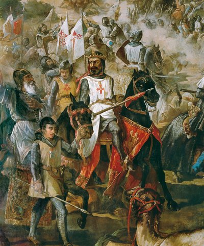 Reconquest of Spain: Battle of Las Navas de Tolosa on 16/07/1212 by Francisco de Paula van Halen