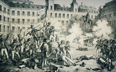 Spanish Revolution of 1854 by Francisco de Paula van Halen