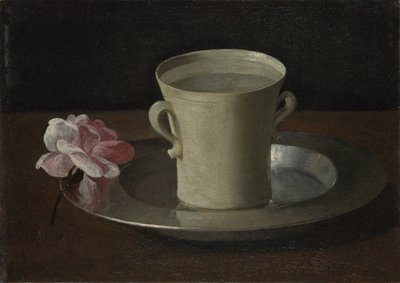 A Cup of Water and a Rose, c.1630 by Francisco de Zurbaran