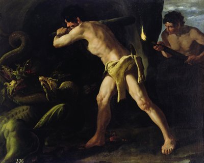 Hercules Fighting with the Lernaean Hydra, c.1634 by Francisco de Zurbaran