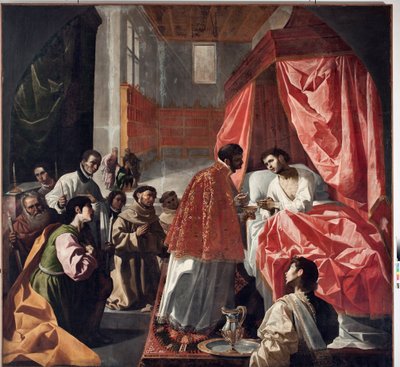 Last Communion of St Bonaventure by Francisco de Zurbaran