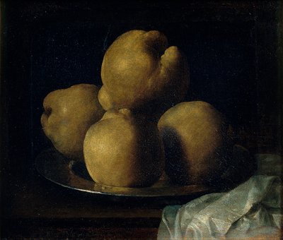 Still Life with Dish of Quince by Francisco de Zurbaran