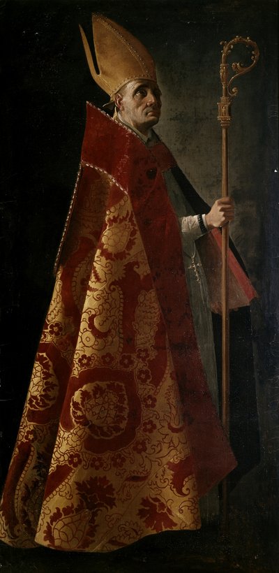 Paintings for San Pablo El Real in Seville: Saint Ambrose by Francisco de Zurbaran