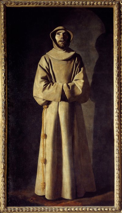 Portrait of Saint Francois of Assisi in Ecstasy by Francisco de Zurbaran
