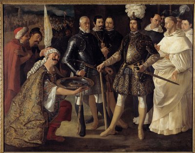 The surrender of Seville before Ferdinand III King of Castile and Leon by Francisco de Zurbaran