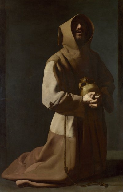 St Francis of Assisi by Francisco de Zurbaran