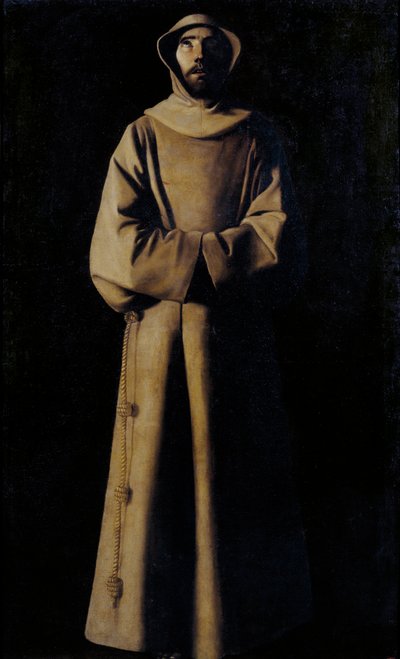 Saint Francis of Assisi after the Vision of Pope Nicholas V by Francisco de Zurbaran