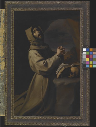 St. Francis in Meditation by Francisco de Zurbaran