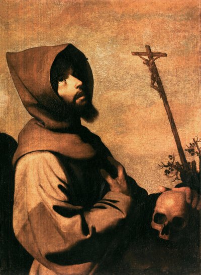 St. Francis in Ecstasy by Francisco de Zurbaran