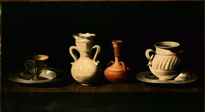 Still Life Jugs, Pots by Francisco de Zurbaran