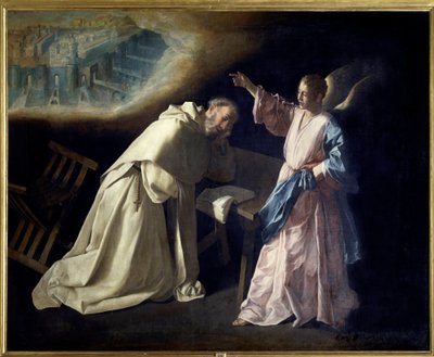The Vision of Saint Peter Nolasque by Francisco de Zurbaran