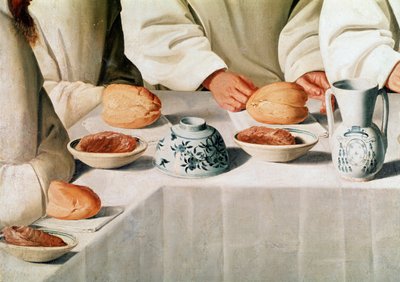 The Miracle of St Hugh in the Refectory of the Monastery of the Carthusians (detail) by Francisco de Zurbaran