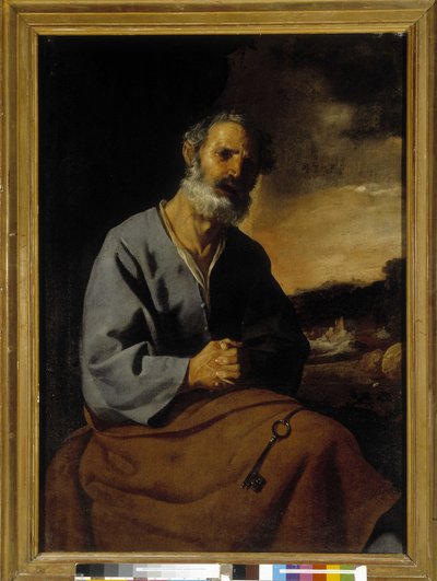 The repentance of St. Peter by Francisco de Zurbaran